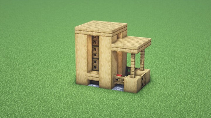 A tiny cabin you can build on day one of survival