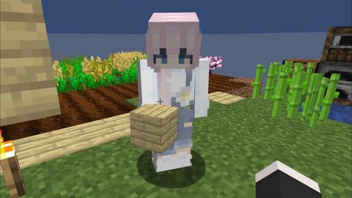 Cô gái 18 tuổi lần đầu tiên chơi với voi tại Aimi Xi