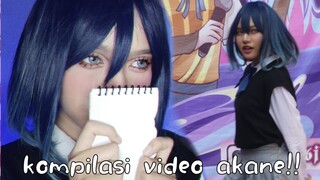 Akane gabut nungguin syuting jadi bikin video~