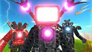 TV MAN TITAN !!! รวมทีมไททันมหาประลัยเกาะเหล็ก...เพื่อสู้กับ G-MAN Toilet  - ARBS