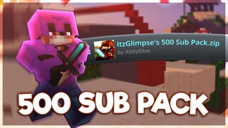 500 SUB Texture Pack Release | Hypixel Bedwars