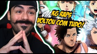 REACT - Rap dos Capitães (Black Clover) - É O NOSSO DEVER | KG Raps (Prod.Dakvir)