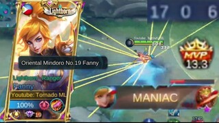 Top Oriental Mindoro Fanny || MLBB || Tornado ML || maniac!