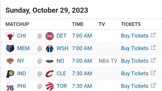 NBA Picks l October 29, 2023 l Philippine Time | Pinoy Silent Picks