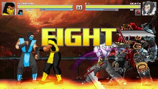 AN Mugen Request #1879: Scorpion & Sub-Zero VS Death & War