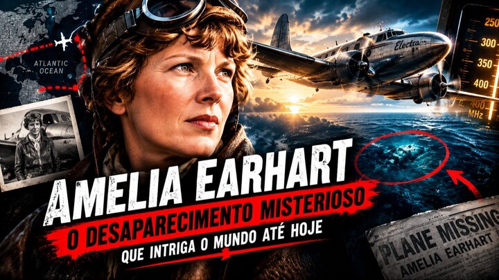 AMELIA EARHART: O DESAPARECIMENTO MISTERIOSO QUE INTRIGA O MUNDO ATÉ HOJE