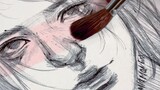 [Lukisan imersif] Seluruh proses pewarnaan cat air | Kecepatan asli