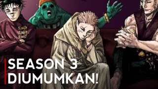 BUSET! Jujutsu Kaisen Season 3 Episode 1 DIUMUMKAN!