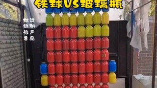 Steel Ball vs. Glass Bottle Explosion Contest