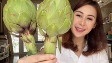 Cuma bisa diambil hikmat nya ceunah … artichoke namanya , yg dimakan biasa bonggol nya ,