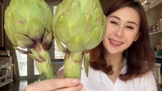 Cuma bisa diambil hikmat nya ceunah   … artichoke namanya , yg dimakan biasa bonggol nya ,