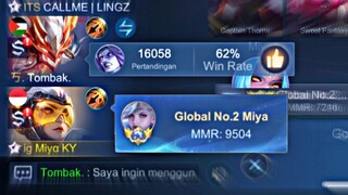 LAGI PUS MMR MIYA MALAH KETEMU USER MOSCOV 16000 MATCH😱 - Mobile Legends