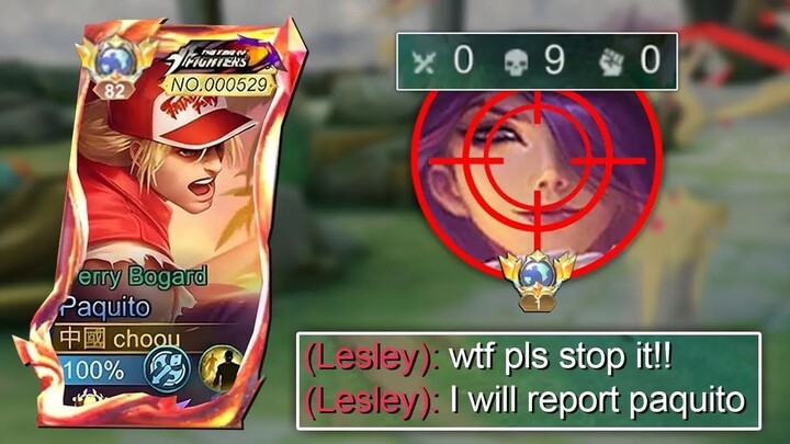 I ONLY KILL MARKSMAN PRANK (she rage quit hahaha) - MLBB