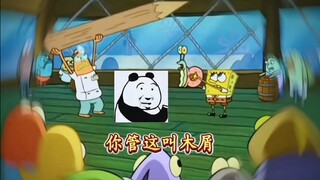 如果我被这个木屑给扎到，我连地球都咬