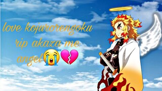 the rengoku kyojuro angel king me help for you akaza demon😭😢💫💔