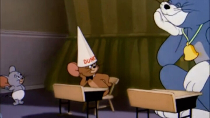 The little baby's class has started; classmate Tom looks unusually big.