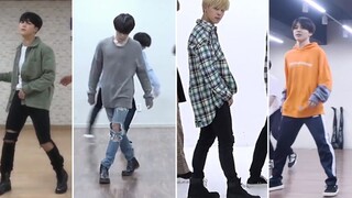 The evolution of Park Jimin's practice room outfit/glutinous rice dumpling? Park Chief?