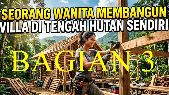 bagian 3 seorang wanita membangun rumah di tengah hutan sendiri