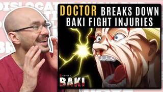 DOCTOR breaks down BAKI FIGHT INJURIES