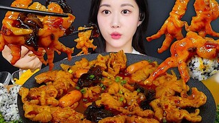 [ONHWA] Spicy chicken feet chewing sound! I made it myself :)
