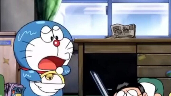 doraemon basah kuyup