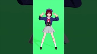 【VRoid】Bell Pepper Exercises by Kana Arima 【Oshi no ko】【MMD】 #Shorts