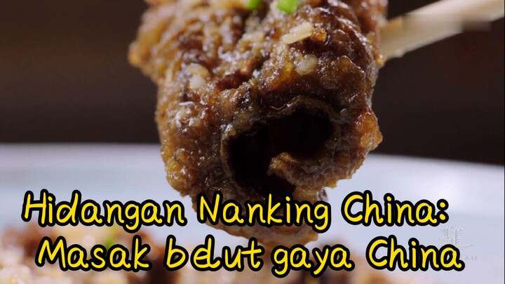 Hidangan Nanking China: Masak belut gaya China