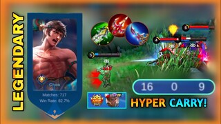 HYPER CHOU SOLO CARRY WITH NON-TOXIC TEAMMATES! • CHOU BUILD INGAME! • Chou Gameplay #8