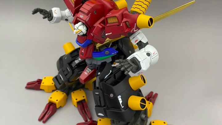 95-year-old HG Devil Gundam transformation completed