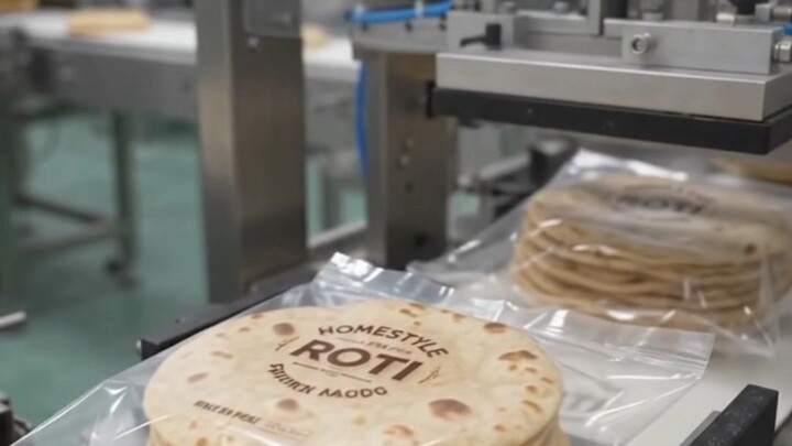 How Roti is Made in Pakistan Factory | 巴基斯坦馕工厂 | Automatic Roti Making Machine