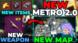 NEW CHAPTER 12 UPDATE METRO ROYALE 2.0 | NEW MAP METRO ROYALE | NEW WEAPON METRO ROYALE | Pubg 2.4