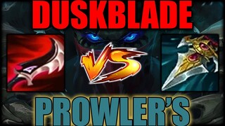 Duskblade or Prowler's Claw?