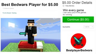 I Hired The Best Bedwars Player For $5