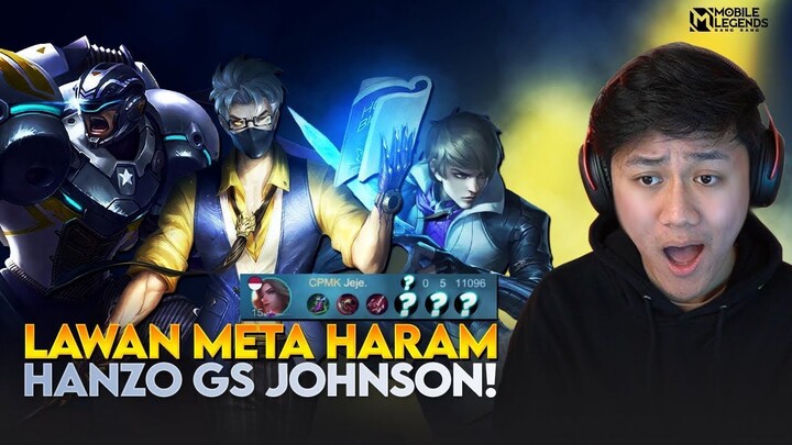 Gini Cara Menang Lawan Meta Haram Hanzo Gusion Johnson! Makro Play - Mobile Lege