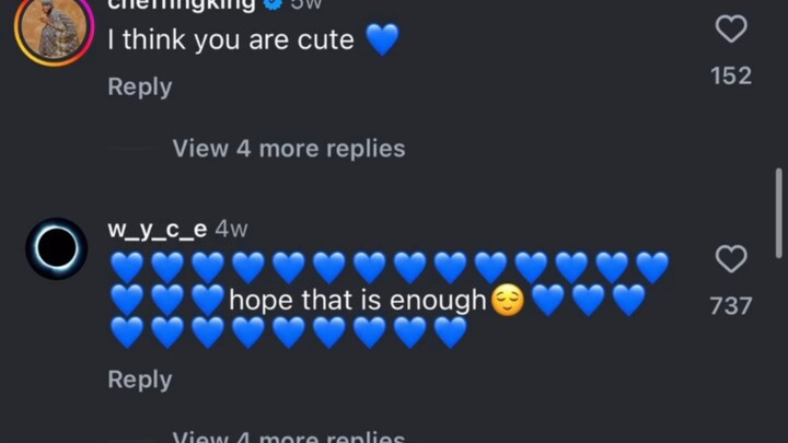 ฉันว่าคุณน่ารักมากเลยนะ💙💙💙