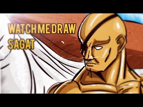 WATCH ME DRAW: Sagat (Street Fighter Series)