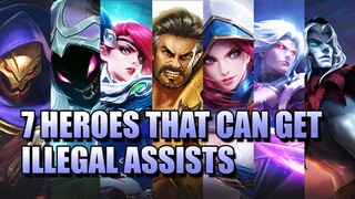 7 HEROES THAT CAN GET AN ASSIST IN AN ILLEGAL WAY 👮