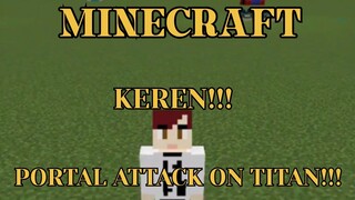 MINECRAFT - KEREN GUYS INI DIA PORTAL DARI ATTACK ON TITAN!!! PART 2