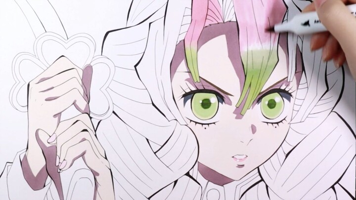 【Kanroji Mitsuri】Mengajari Semua Cara Menggambar Mitsuri