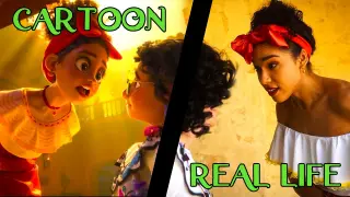 We Don't Talk About Bruno - Cartoon vs REAL LIFE
