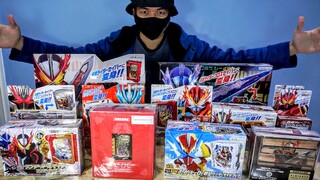 [Kamen Rider Pedang Suci] semuanya ada di sini! Membuka kotak semua alat peraga/mainan transformasi 