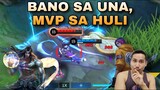 BANO SA UNA PERO MVP SA HULI - LING OF MOBILE LEGENDS