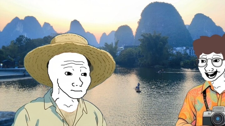 In 1984, a strange young man came to ride on your bamboo raft.