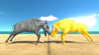 Prehistoric Animals vs Gold Itself - Animal Revolt Battle Simulator