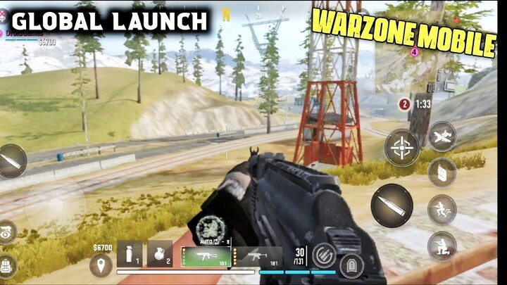 COD Warzone Mobile Global Launch Gameplay Android Low Graphics