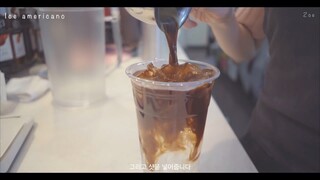 Cafe Vlog | Dalgona Bingsu, Ice Americano ☕️ #cofe #food