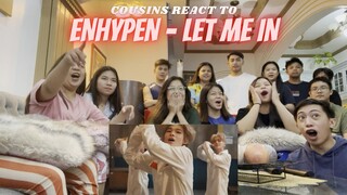 COUSINS REACT TO ENHYPEN (엔하이픈) 'Let Me In (20 CUBE)' Official MV