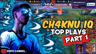 MVP PLAYS : JOSHUA "CH4KNU" MANGILOG IQ PART 1 | SNIPE GAMING