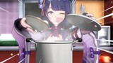 [MMD.3D] Genshin Impact. Beelzebul  memasak.