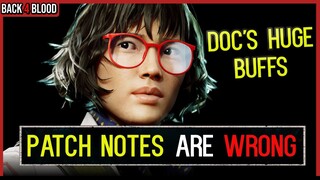 The Patch Notes Are *WRONG*. Doc Got HUGE Buffs 🩸 Back 4 Blood December Patch Errors